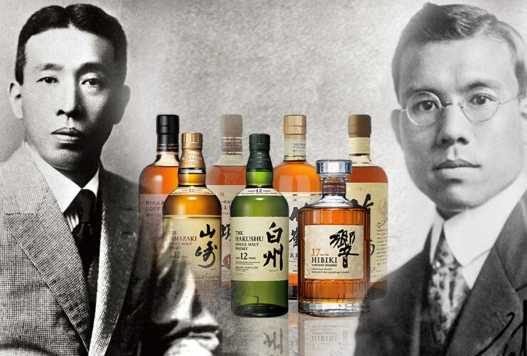 Japanese whisky collection